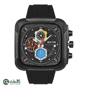 ساعت مردانه اکستری مشکی extri-6057-c