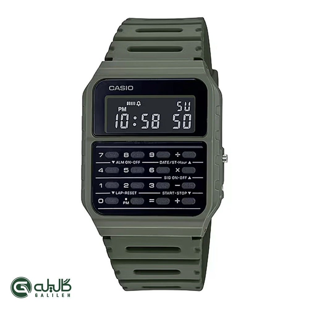 CA-53WF-3B-1 ساعت مردانه کاسیو سبز مشکی CA-53WF-3B-1