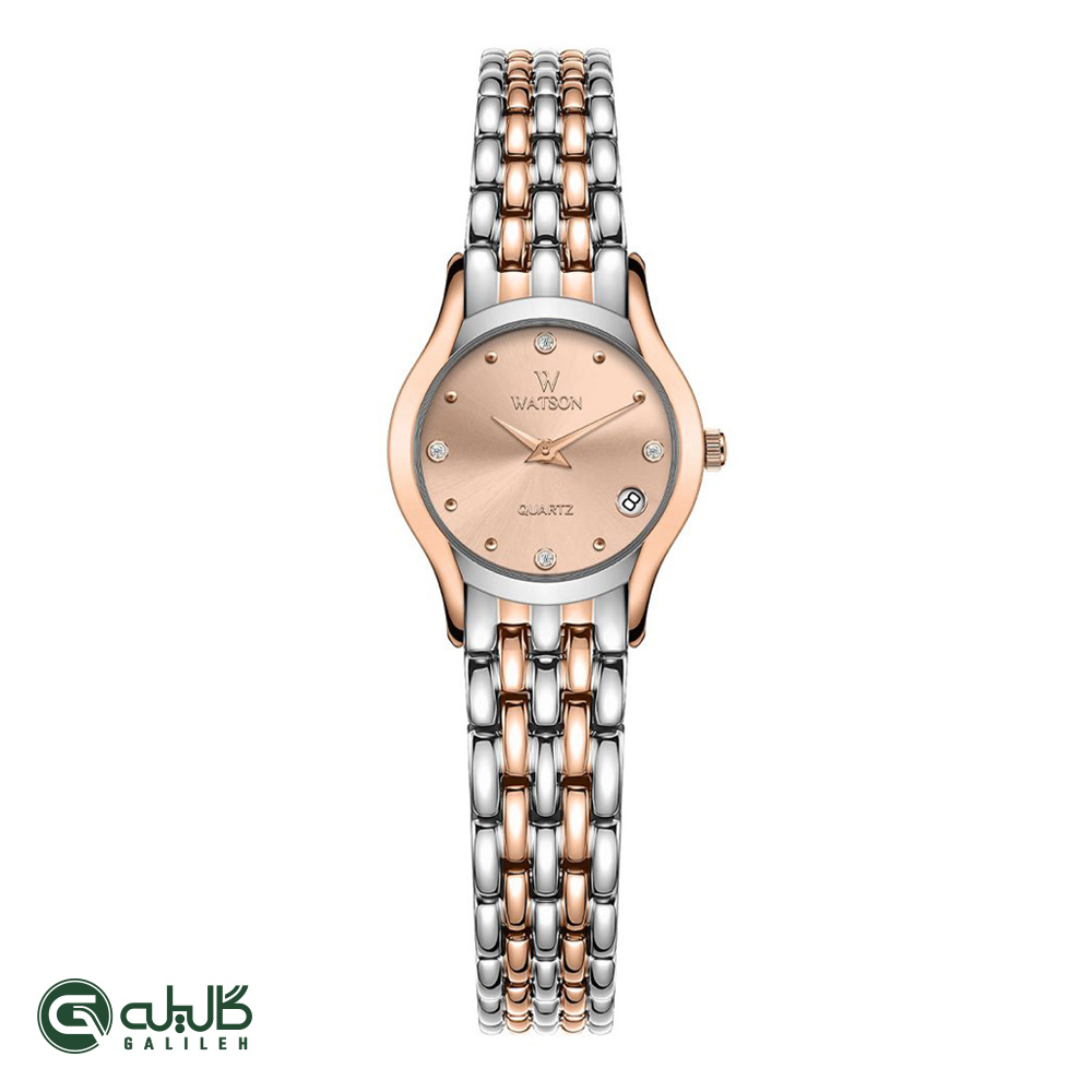 WATSON-1220L-349 ساعت زنانه واتسون رزنقره ای سیلور WATSON-1220L-349