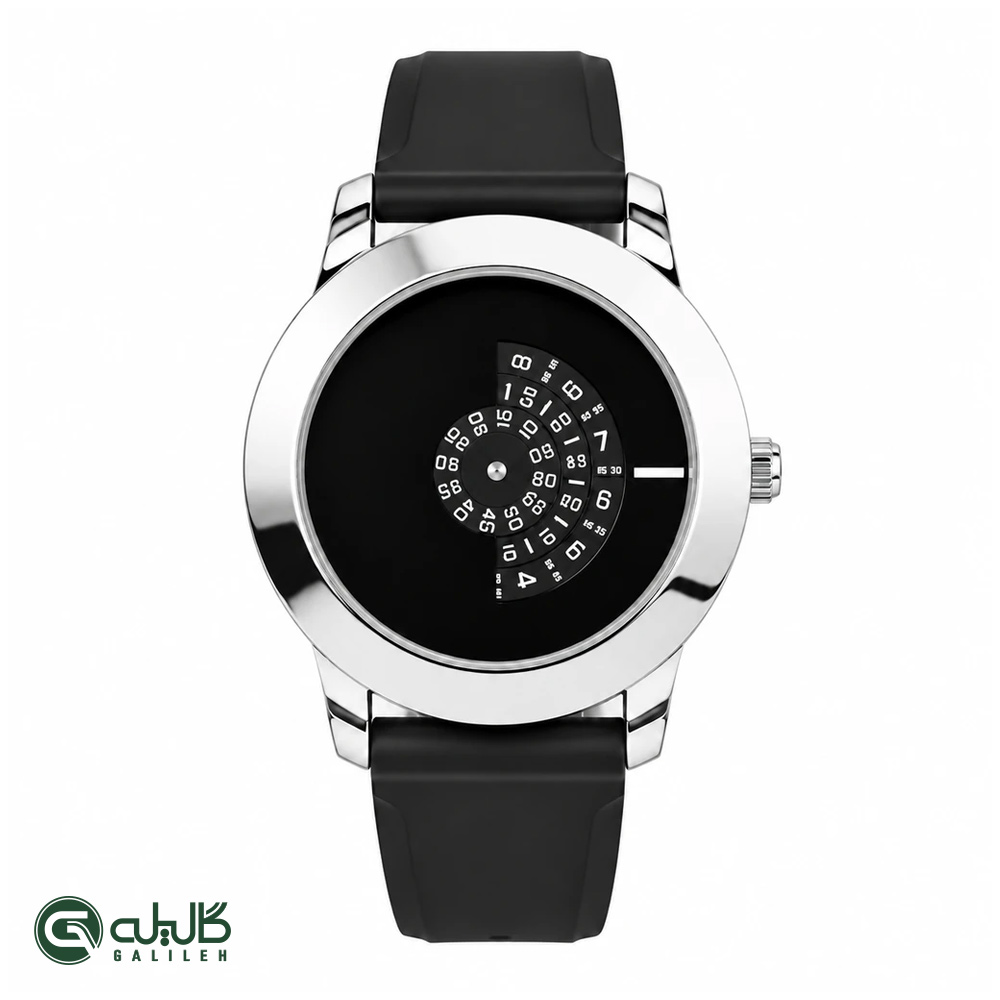 ساعت اسپرت فوکدا مشکی نقره ای fucda-1666-43-bs